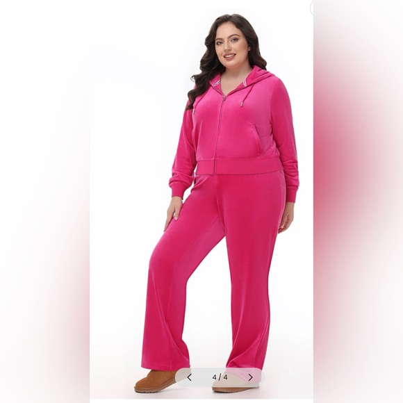 NWT Juicy Couture Sweet Sangira Sleepwear Pants Set Pink Size Large Pajama - Picture 1 of 7